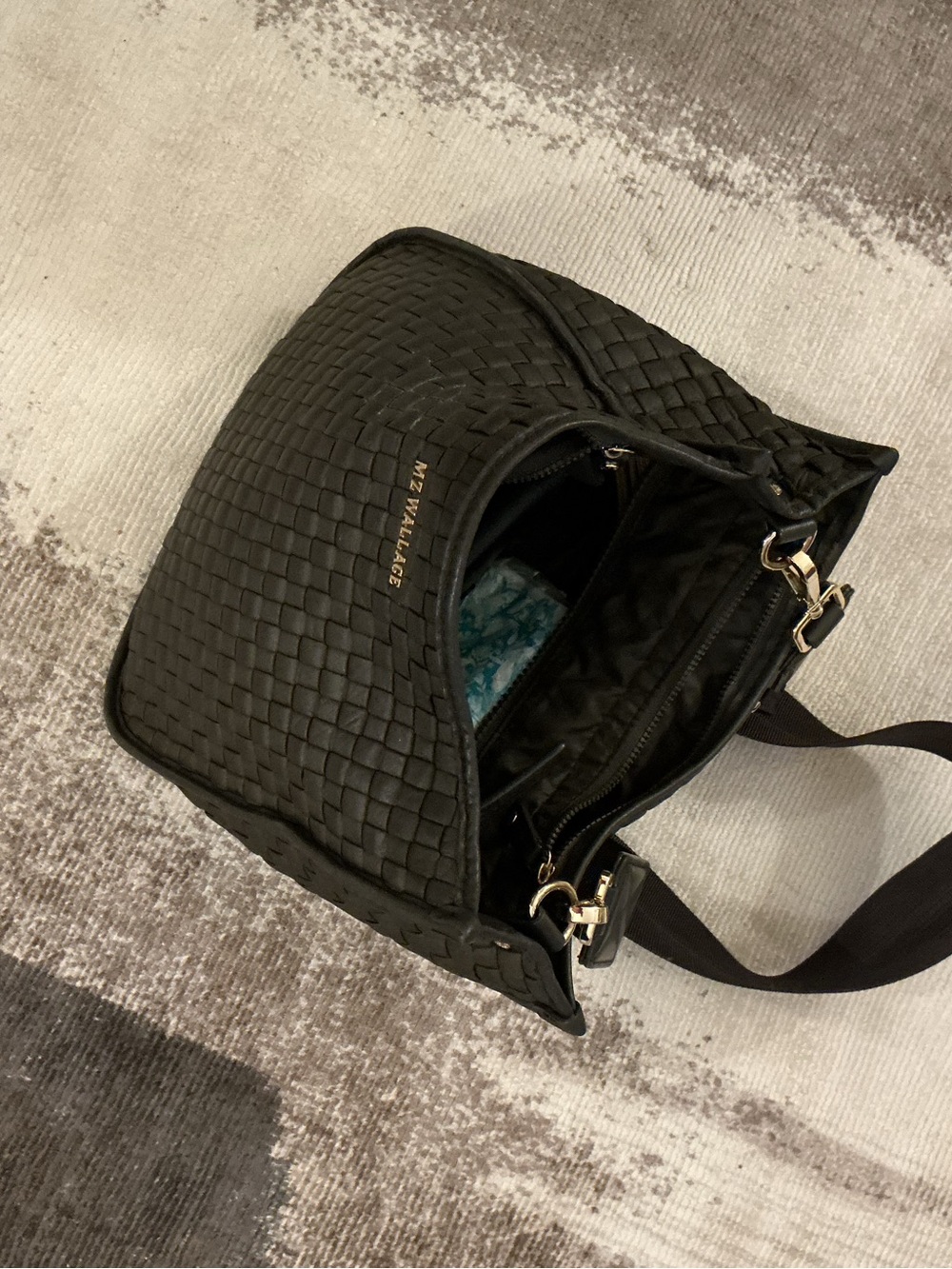 MZ Wallace Gunmetal Woven Box Crossbody - Picture 6 of 6